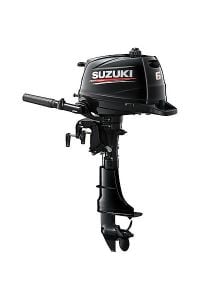 Suzuki DF 6 AS Kısa Şaft Dıştan Takma Deniz Motoru (Siyah)