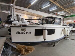 İkinci El Darekco Texas 775 Weekend + Suzuki DF 200 APX Beyaz Dıştan Takma Deniz Motoru