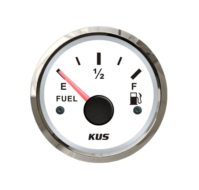 KUS Yakıt Göstergesi Beyaz 0-190 ohm 12-24V