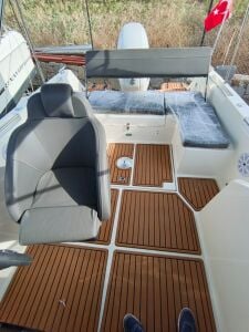 İkinci El Darekco Texas 770 Sport + Suzuki DF 200 ATL Siyah Dıştan Takma Deniz Motoru