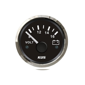 KUS Voltmetre Göstergesi Siyah 12V