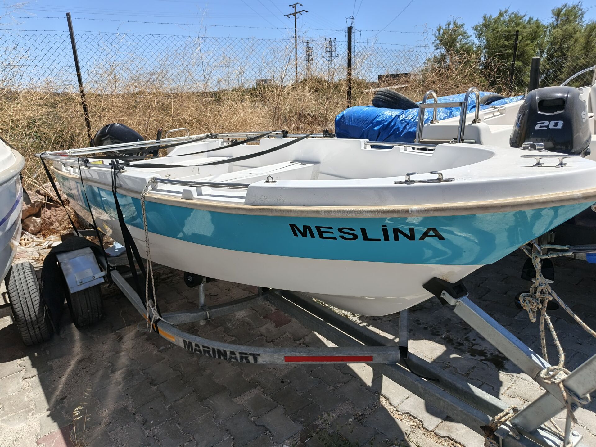 İkinci El İsatek 425 Aras + Mercury 9.9 + Römork