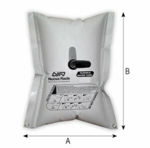 Nuova Rade Esnek Su Tankı 55 lt. 74x75cm Gri