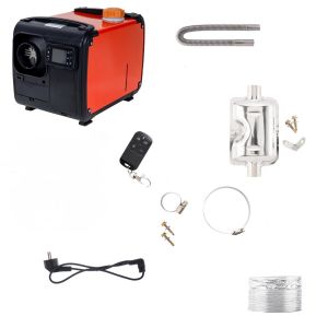 Sensation 5 KW Webasto Muadili Taşınabilir Dizel Isıtıcı (12V-220V) Kırmızı