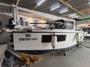 İkinci El Darekco Texas 775 Weekend + Suzuki DF 200 APX Beyaz Dıştan Takma Deniz Motoru