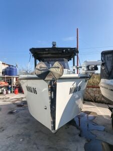 İkinci El Darekco Texas 750 Open + Suzuki DF 250 APX Dıştan Takma Deniz Motoru Beyaz