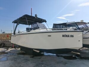 İkinci El Darekco Texas 750 Open + Suzuki DF 250 APX Dıştan Takma Deniz Motoru Beyaz