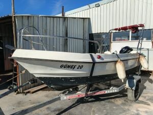 İkinci El Ufuk Marin 450 Sport + Suzuki DF 20 AEL Dıştan Takma Deniz Motoru