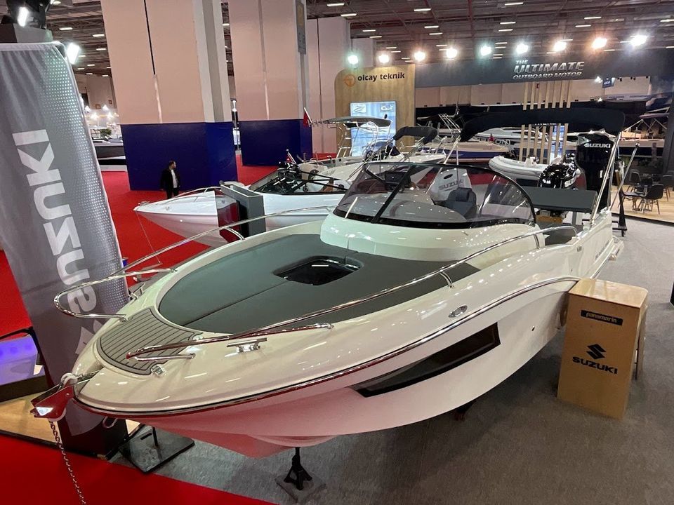 Darekco Texas 770 Sport + Suzuki DF 150 ATL Dıştan Takma Deniz Motoru Beyaz