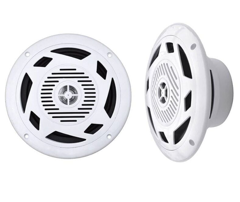 Barka Marin Hoparlör Beyaz 16,5 Cm 150 Watt Tweeterli
