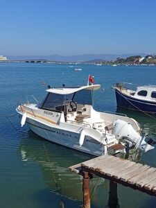 Darekco Texas 540 Pilothouse + Suzuki DF 70 ATL Dıştan Takma Deniz Motoru Beyaz