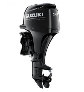 Suzuki DF 50 ATL Uzun Şaft Dıştan Takma Deniz Motoru (Siyah)