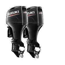 Suzuki DF 200 APL Dıştan Takma Deniz Motoru (Çift Motor) (Siyah)