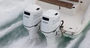 Suzuki DF 200 APL Dıştan Takma Deniz Motoru (Çift Motor) (Beyaz)