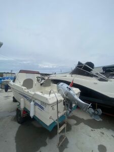 İkinci El Safter 500 Cabin + Honda 50 HP Dıştan Takma Deniz Motoru
