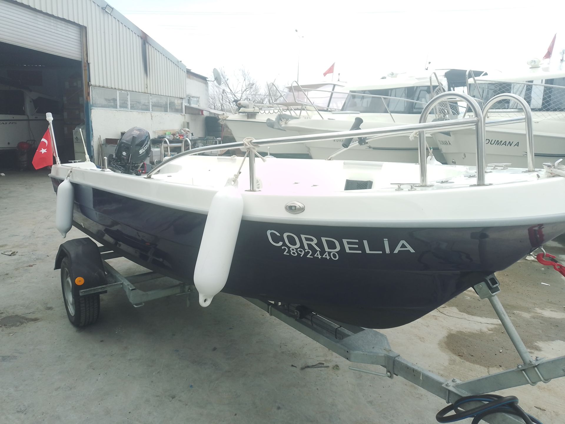 İkinci El Yıldız Marin Star 450 Fiber Tekne + Suzuki DF 20 AEL