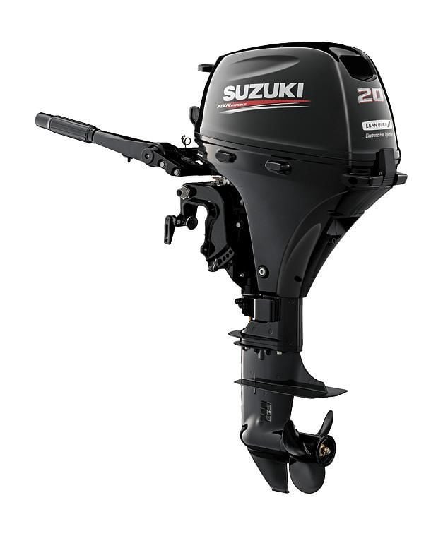 Suzuki DF 20 AS Kısa Şaft Dıştan Takma Deniz Motoru (Siyah)