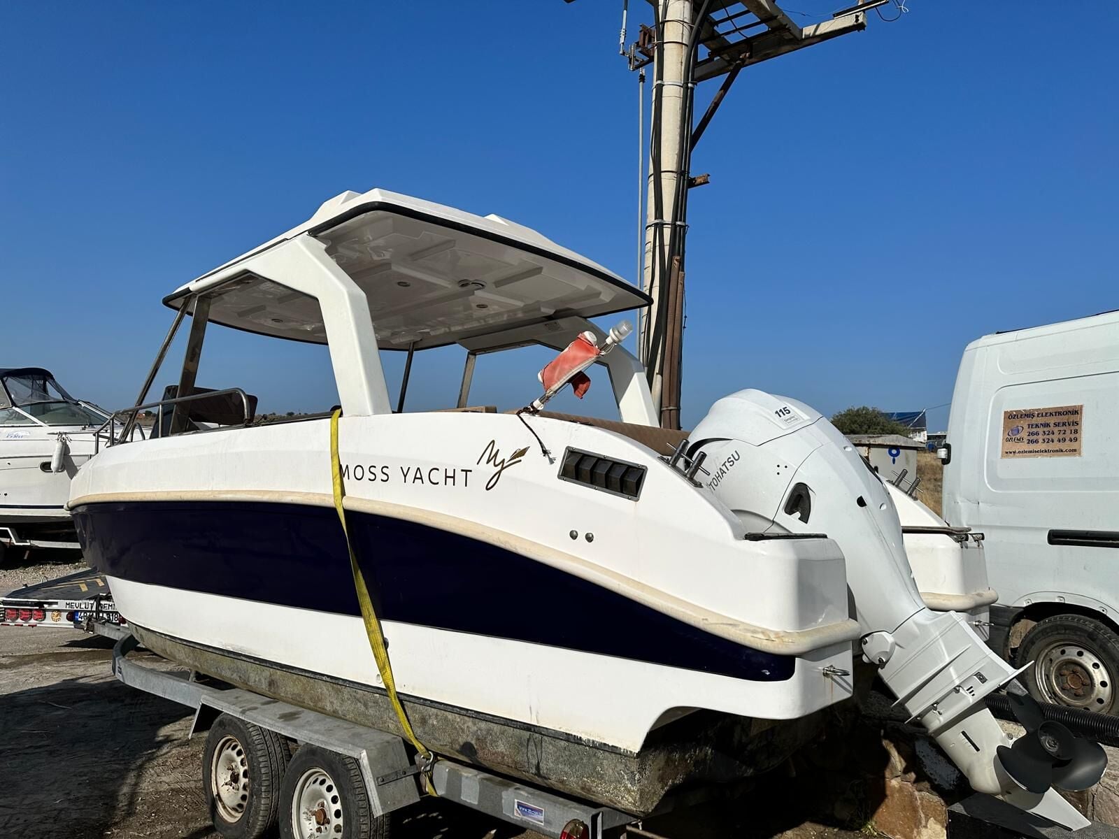 İkinci el Moss Diamond 700 + Tohatsu EFI 115 HP Motor