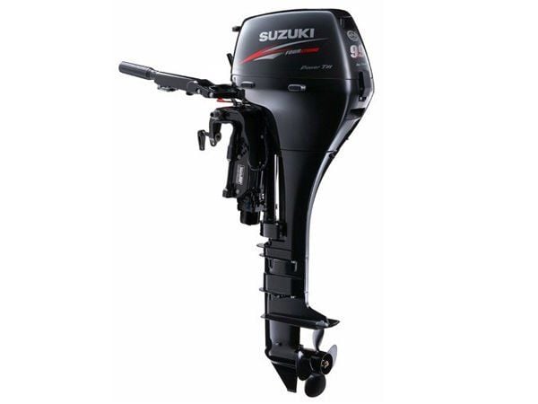 Suzuki DF 9.9 AL Uzun Şaft Dıştan Takma Deniz Motoru (Siyah)