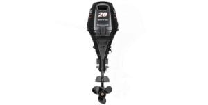 Suzuki DF 20 ATL Uzun Şaft Dıştan Takma Deniz Motoru (Siyah)