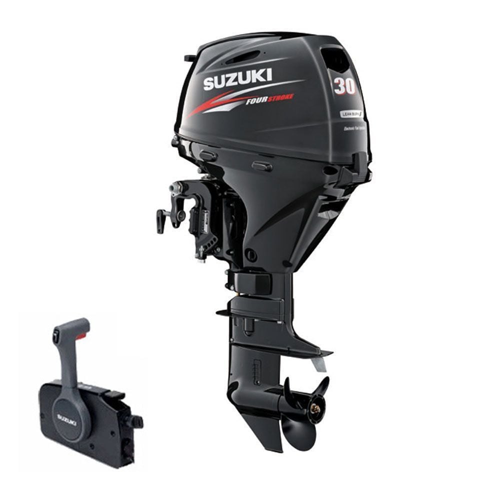 Suzuki DF 30 ATL Uzun Şaft Dıştan Takma Deniz Motoru (Siyah)