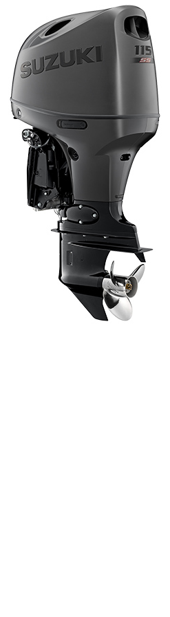 Suzuki DF 115 BTL Dıştan Takma Deniz Motoru Stealth Serisi (Matte Black)