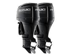 Suzuki DF 200 TX 3,6L - V6  Dıştan Takma Deniz Motoru (Çift Motor) (Siyah)