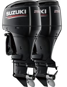 Suzuki DF 250 TXX 3,6L - V6  Dıştan Takma Deniz Motoru (Çift Motor) (Siyah)
