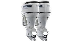 Suzuki DF 250 TX 3,6L - V6  Dıştan Takma Deniz Motoru (Çift Motor) (Beyaz)