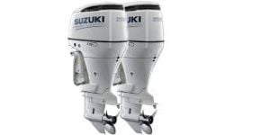 Suzuki DF 250 TX 3,6L - V6  Dıştan Takma Deniz Motoru (Çift Motor) (Beyaz)
