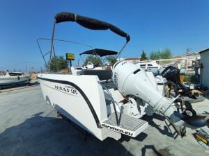 Darekco Texas 585 Tender + Suzuki DF 70 ATL Dıştan Takma Deniz Motoru Beyaz