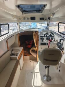 İkinci El Safter 680 Cabin Cruiser + Evinrude 150 HP Motor 100 Saatte