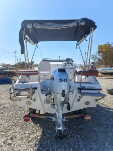 İkinci El Marinboat Samba Deluxe 495 + Honda 50 HP Deniz Motoru + Römork