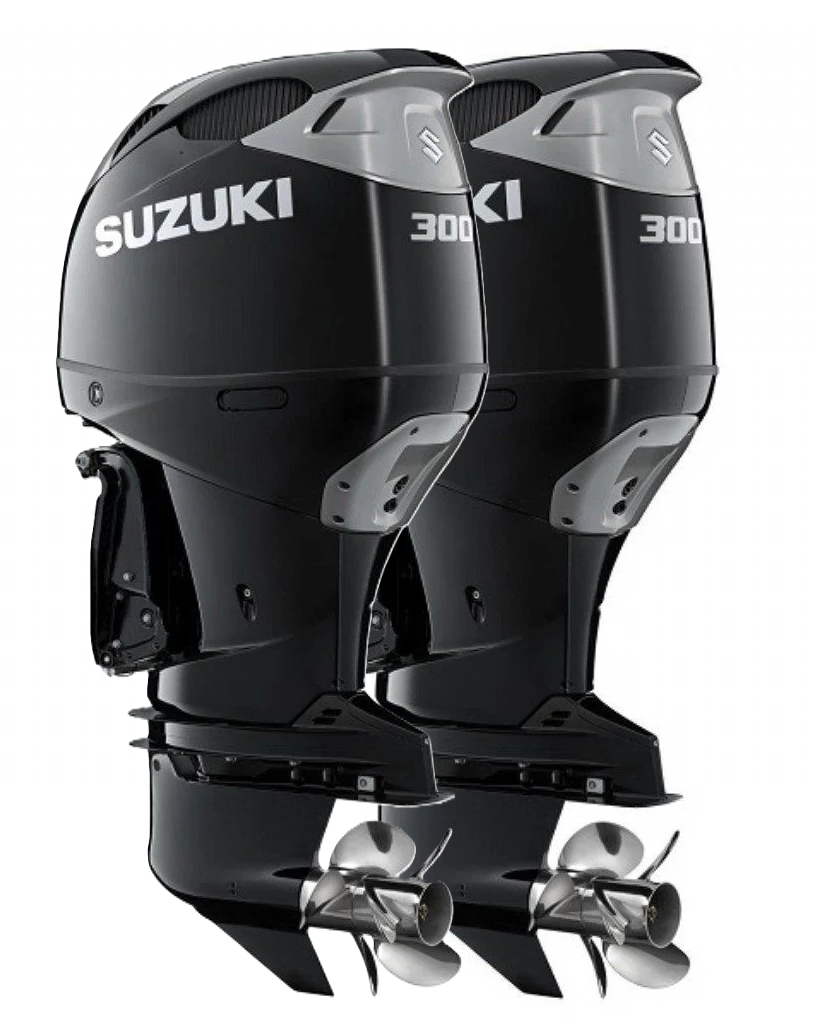 Suzuki DF 300 BMDXX Dıştan Takma Deniz Motoru GEKİ Serisi (Çift Motor) (Siyah)
