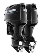 Suzuki DF 140 BTGX Dıştan Takma Deniz Motoru (Çift Motor) (Siyah)