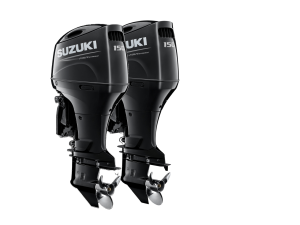 Suzuki DF 150 APX Dıştan Takma Deniz Motoru (Çift Motor) (Siyah)