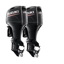 Suzuki DF 200 APX Dıştan Takma Deniz Motoru (Çift Motor) (Siyah)