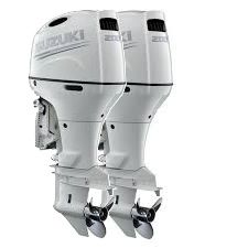 Suzuki DF 200 APX Dıştan Takma Deniz Motoru (Çift Motor) (Beyaz)