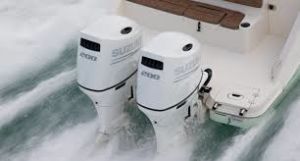 Suzuki DF 200 APX Dıştan Takma Deniz Motoru (Çift Motor) (Beyaz)