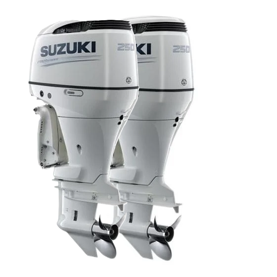 Suzuki DF 250 APX Dıştan Takma Deniz Motoru (Çift Motor) (Beyaz)