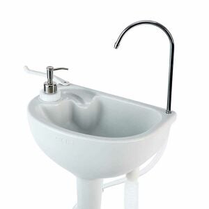 Porvaletti Portatif Lavabo, 17L Temiz Su Tanklı