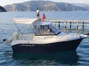 Cortina 480 Pilothouse + Suzuki DF 60 ATL Dıştan Takma Deniz Motoru