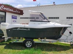 Cortina 480 Pilothouse + Suzuki DF 60 ATL Dıştan Takma Deniz Motoru