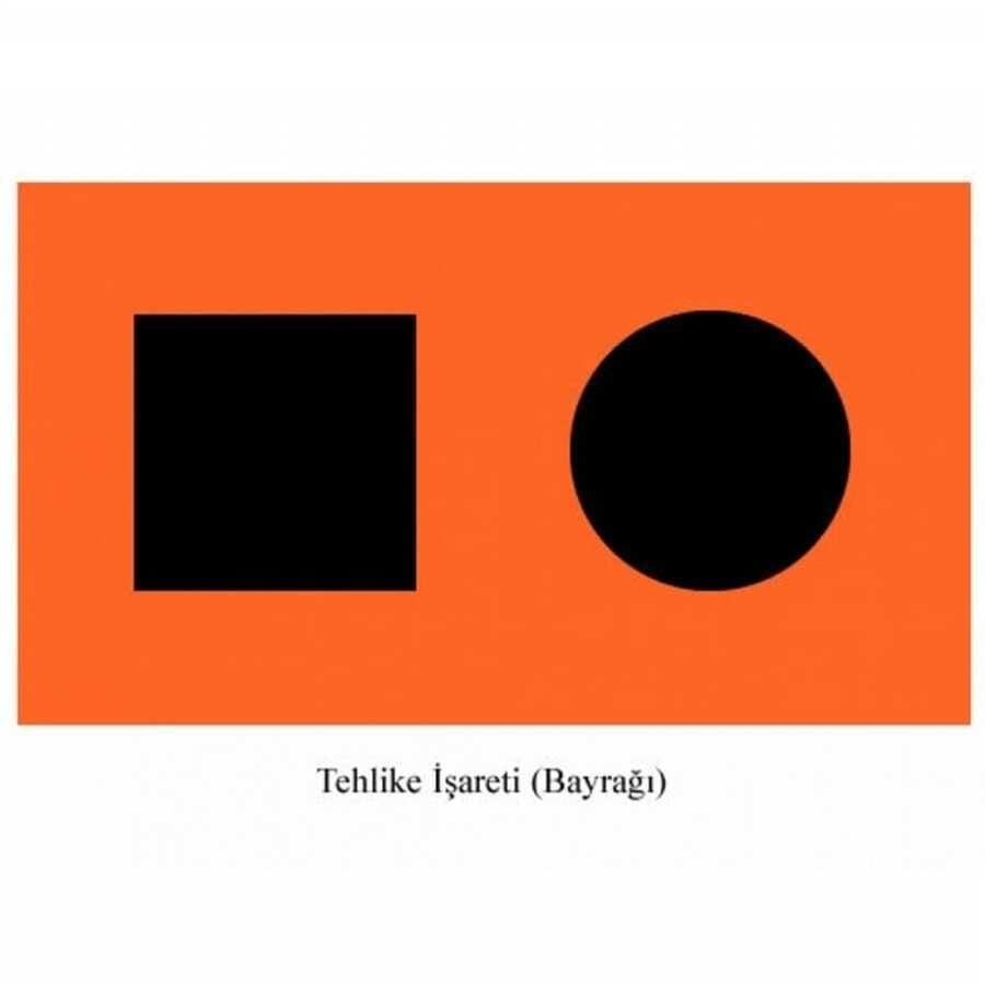 Tehlike Bayrağı 30x45 cm