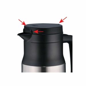 Zojirushi SH-MAE-10 Metalik Gri Vakumlu Krema ve Süt Ürünleri Servis Termosu 1L