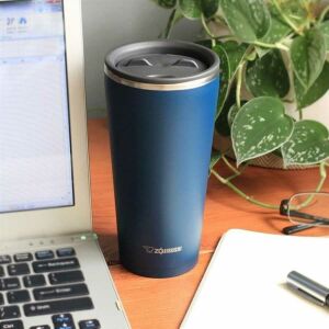 Zojirushi SX-FSE45 Lacivert Süzgeçli Kapak Vakumlu Termos Bardak 0.45L