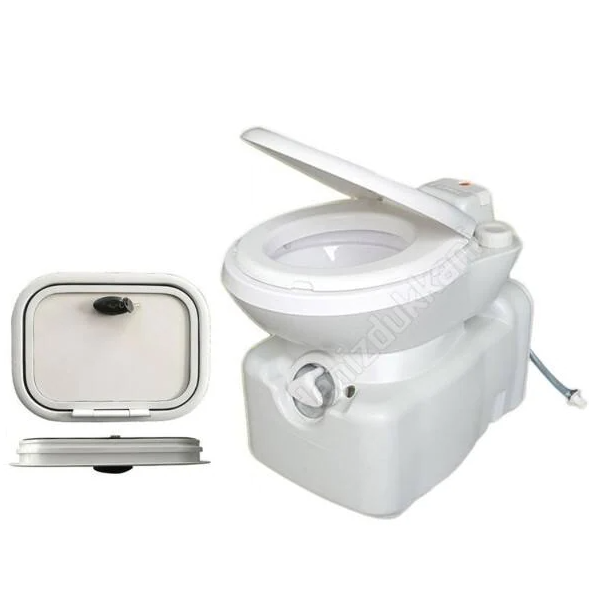 Porvaletti Lüks Kasetli Tuvalet 19 Litre+ Servis Kapağı