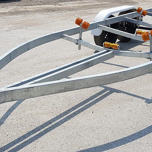 Zeki Başoğlu - GR 660 - Tekne Römorku + 24 Roller'li Sistem