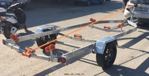 Zeki Başoğlu - GR 500 - Standart Tekne Römorku 28 Roller