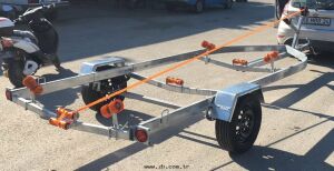 Zeki Başoğlu - GR 500 - Standart Tekne Römorku 32 Roller